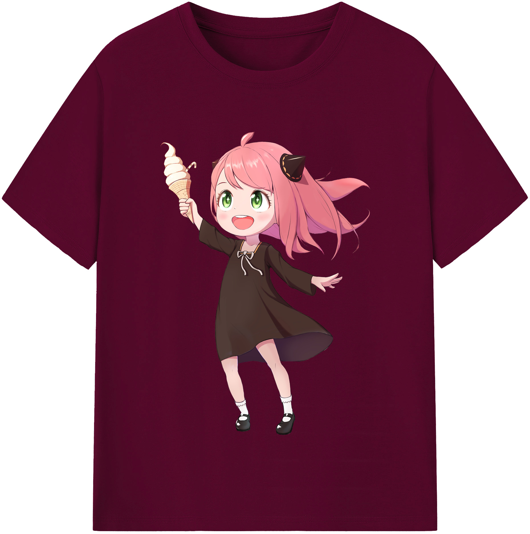（画像用） SPY×FAMILY间谍家家酒 レディースカジュアルプリントTシャツ（綿100％）